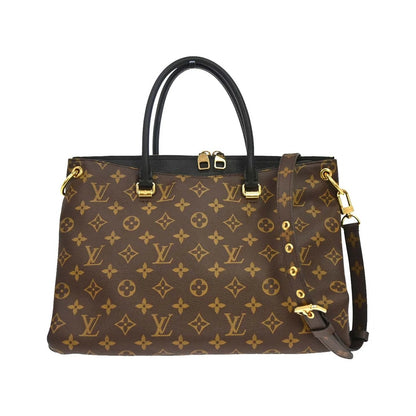 Louis Vuitton Pallas Monogram, Brown, Canvas, Tote Bag