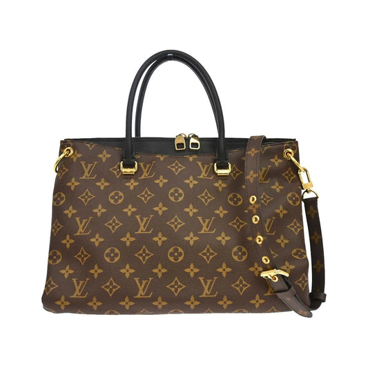 Louis Vuitton Pallas Monogram, Brown, Canvas, Tote Bag