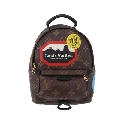 Louis Vuitton Palm Springs Limited, Brown, Canvas, Backpack