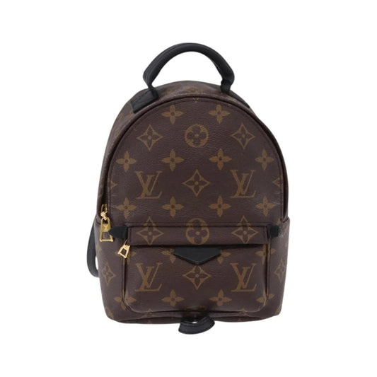 Louis Vuitton Palm Springs Monogram, Brown, Canvas, Backpack