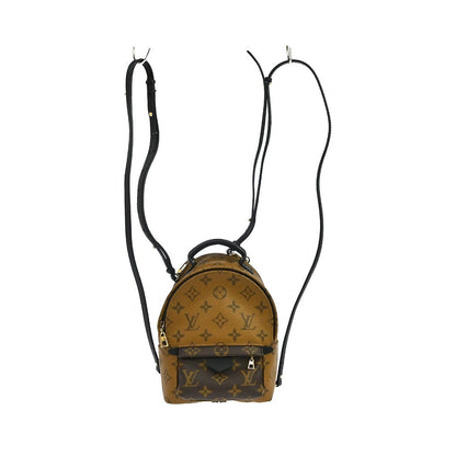 Louis Vuitton Palm Springs Monogram, Brown, Canvas, Backpack