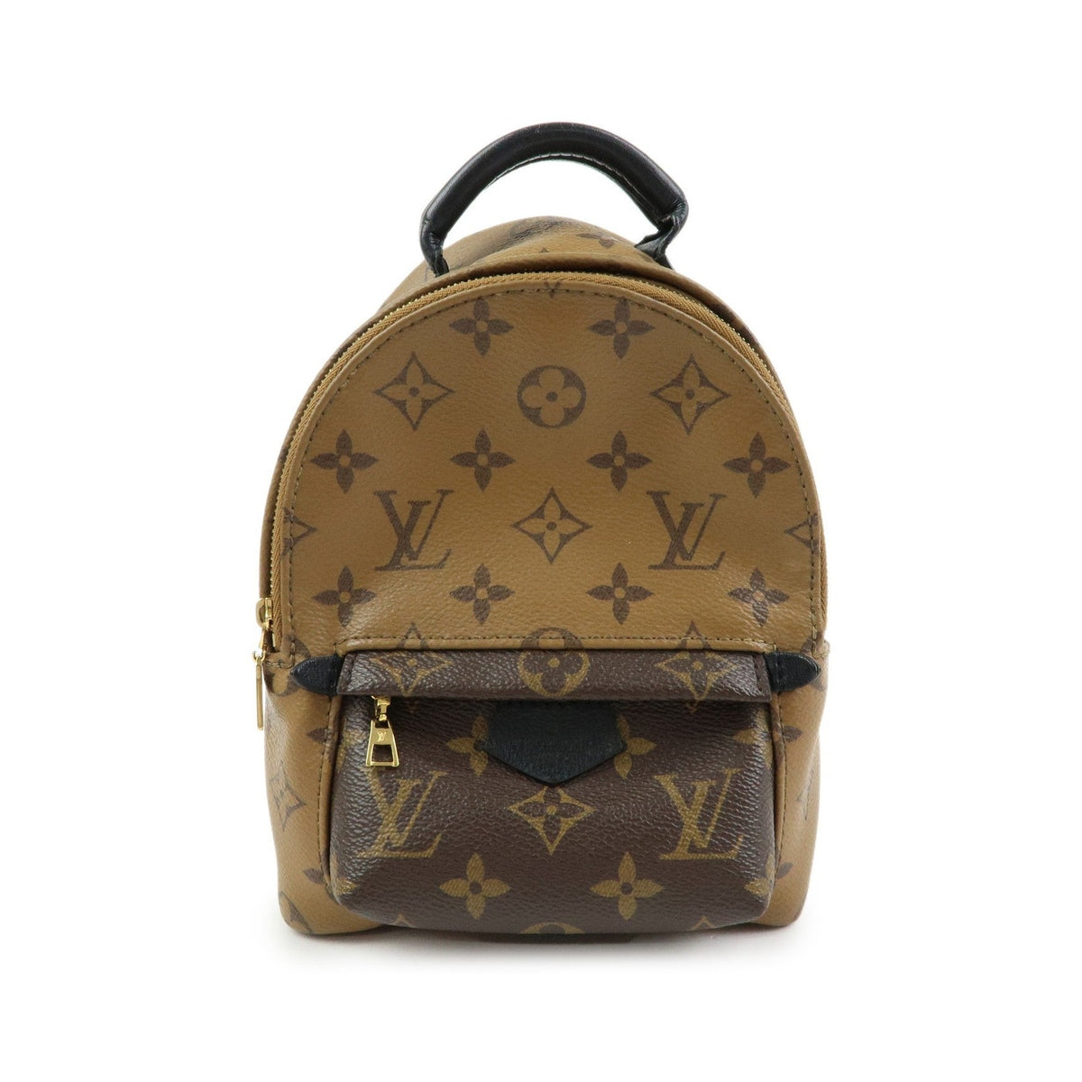 Louis Vuitton Palm Springs Reverse Monogram Canvas, Brown, Canvas, Backpack