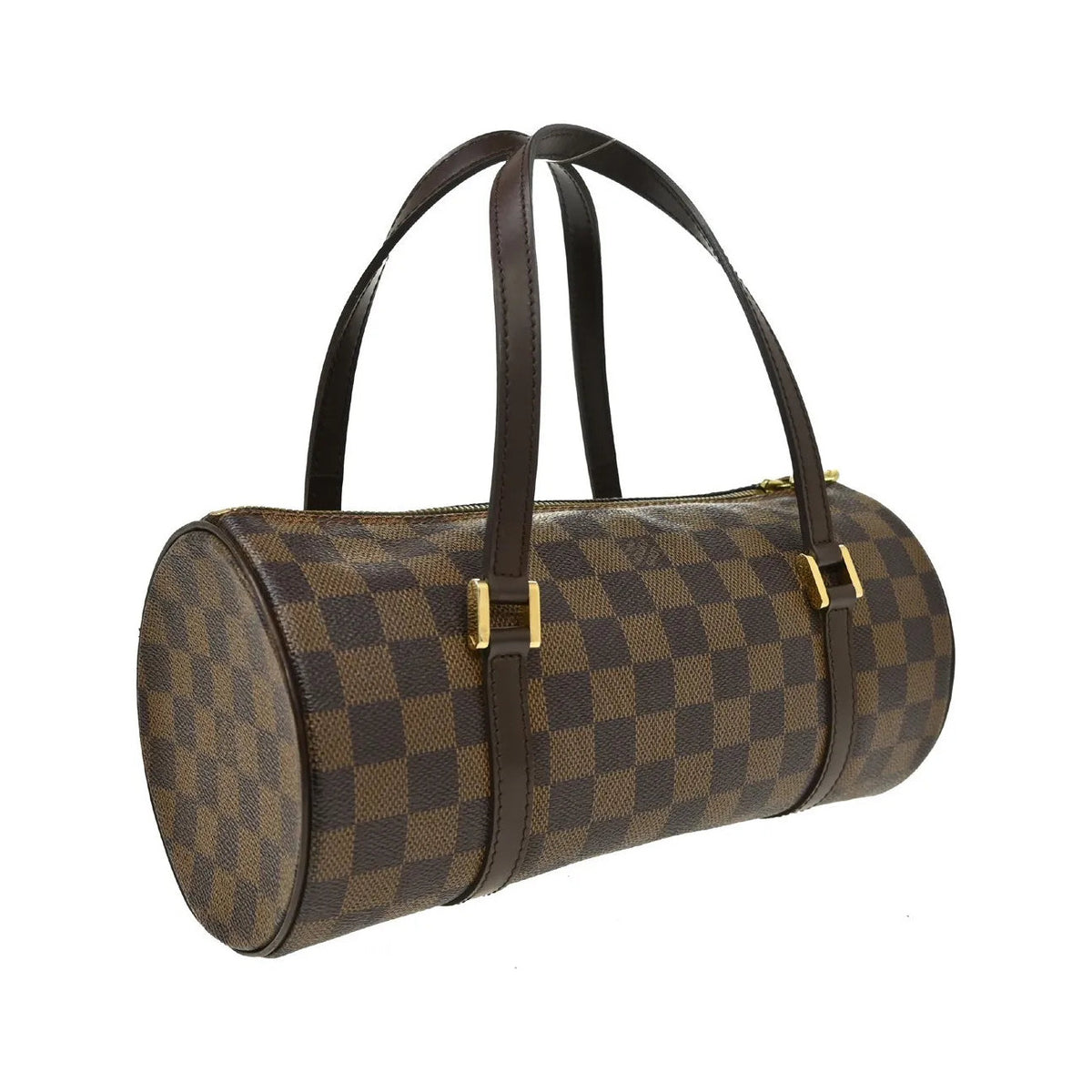 Louis Vuitton Papillon Damier, Brown, Canvas, Handbag