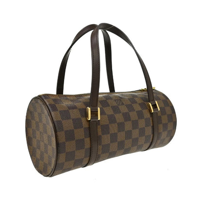 Louis Vuitton Papillon Damier, Brown, Canvas, Handbag
