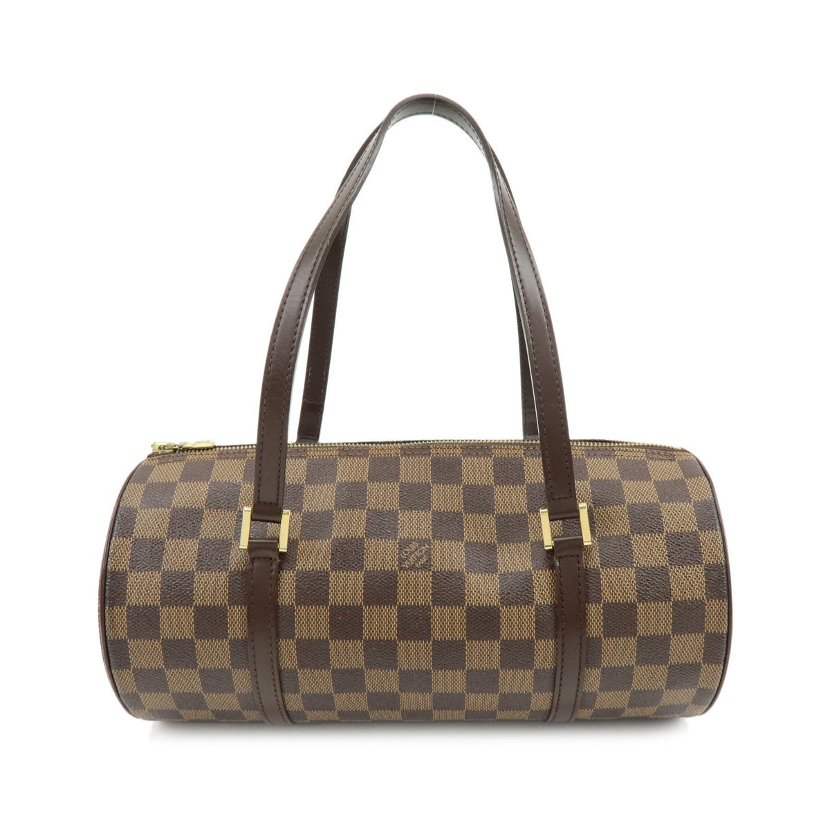 Louis Vuitton Papillon Damier Ebene, Brown, Canvas, Handbag