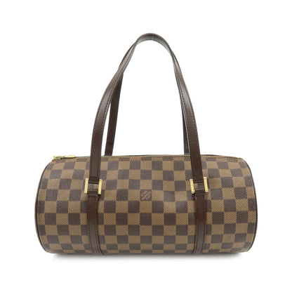Louis Vuitton Papillon Damier Ebene, Brown, Canvas, Handbag