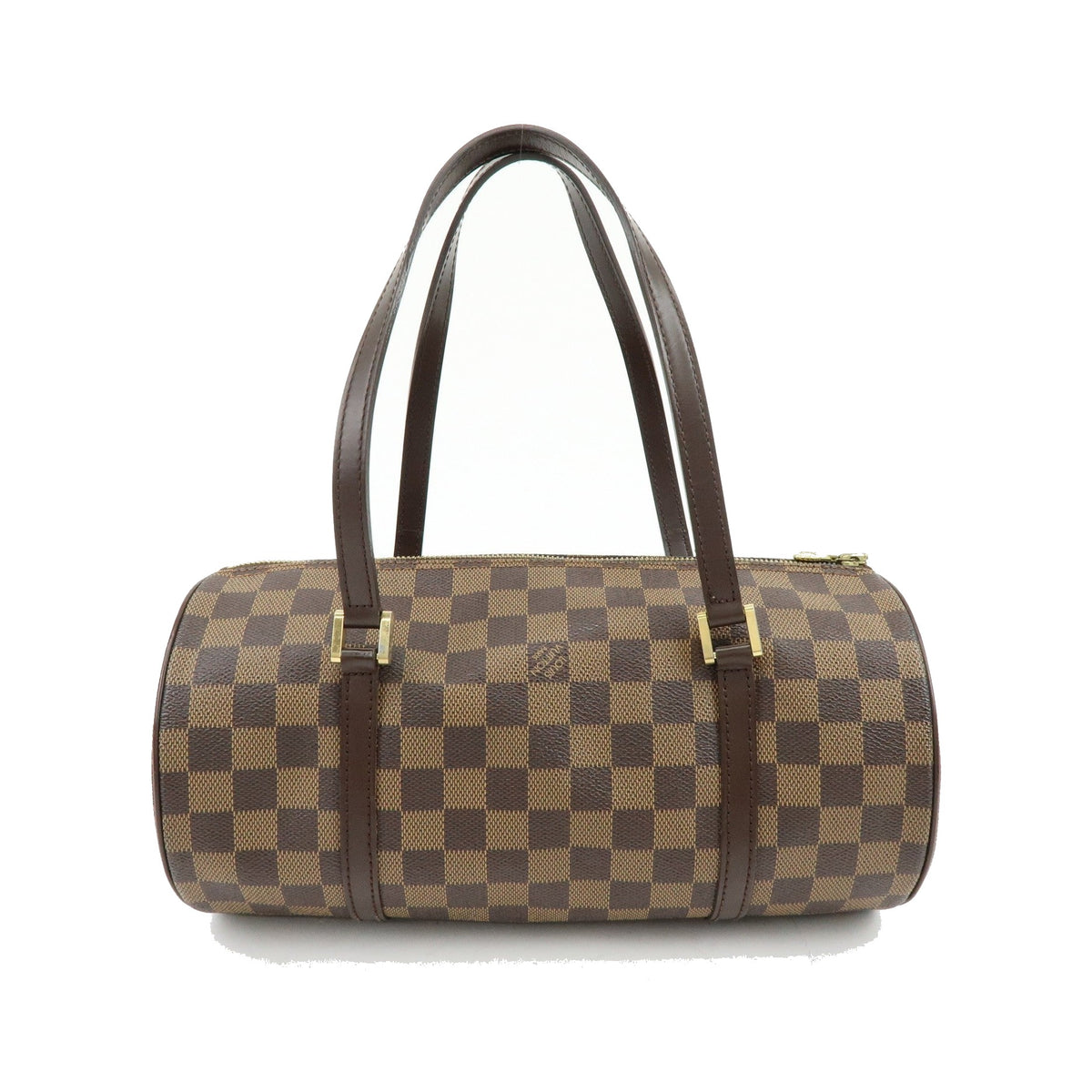 Louis Vuitton Papillon Damier Ebene, Brown, Canvas, Handbag