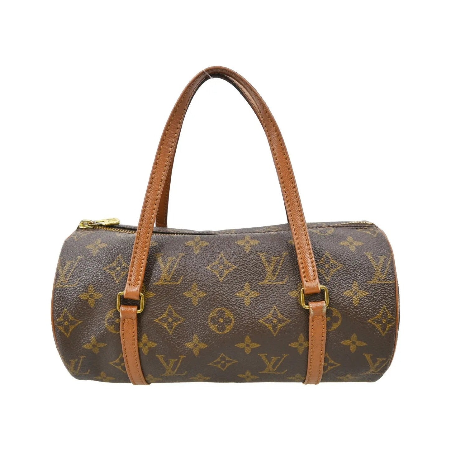Louis Vuitton Papillon Monogram, Brown, Canvas, Handbag