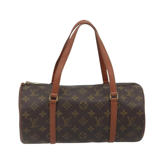 Louis Vuitton Papillon Monogram, Brown, Canvas, Handbag
