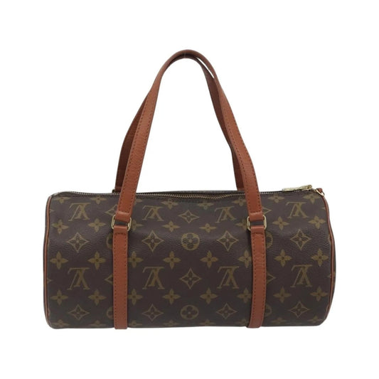 Louis Vuitton Papillon Monogram, Brown, Canvas, Handbag