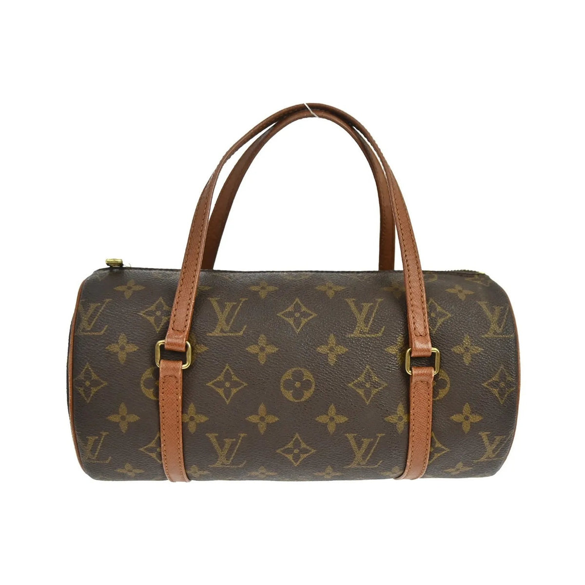 Louis Vuitton Papillon Monogram, Brown, Canvas, Handbag