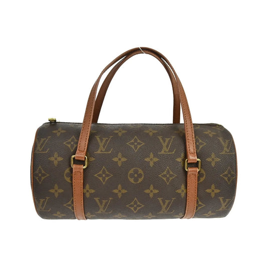 Louis Vuitton Papillon Monogram, Brown, Canvas, Handbag