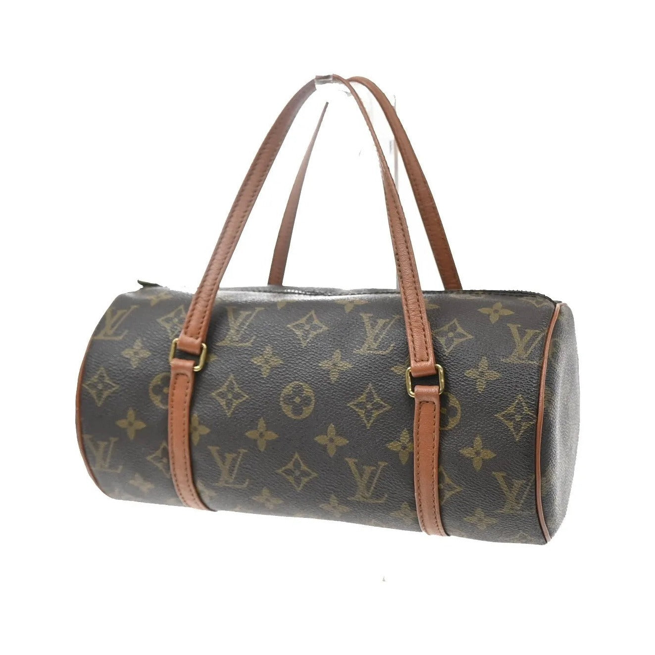 Louis Vuitton Papillon Monogram, Brown, Canvas, Handbag