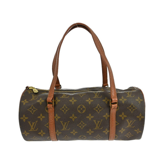 Louis Vuitton Papillon Monogram, Brown, Canvas, Handbag