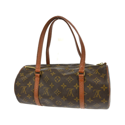 Louis Vuitton Papillon Monogram, Brown, Canvas, Handbag