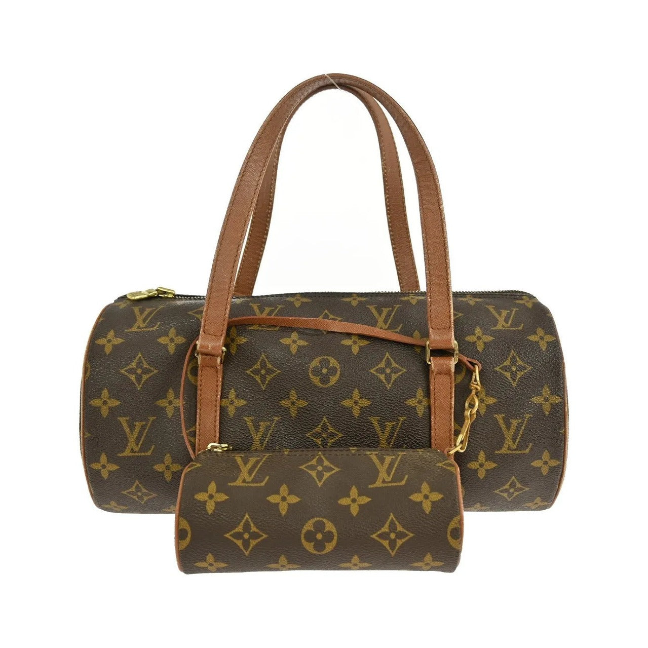 Louis Vuitton Papillon Monogram Canvas, Brown, Canvas, Handbag
