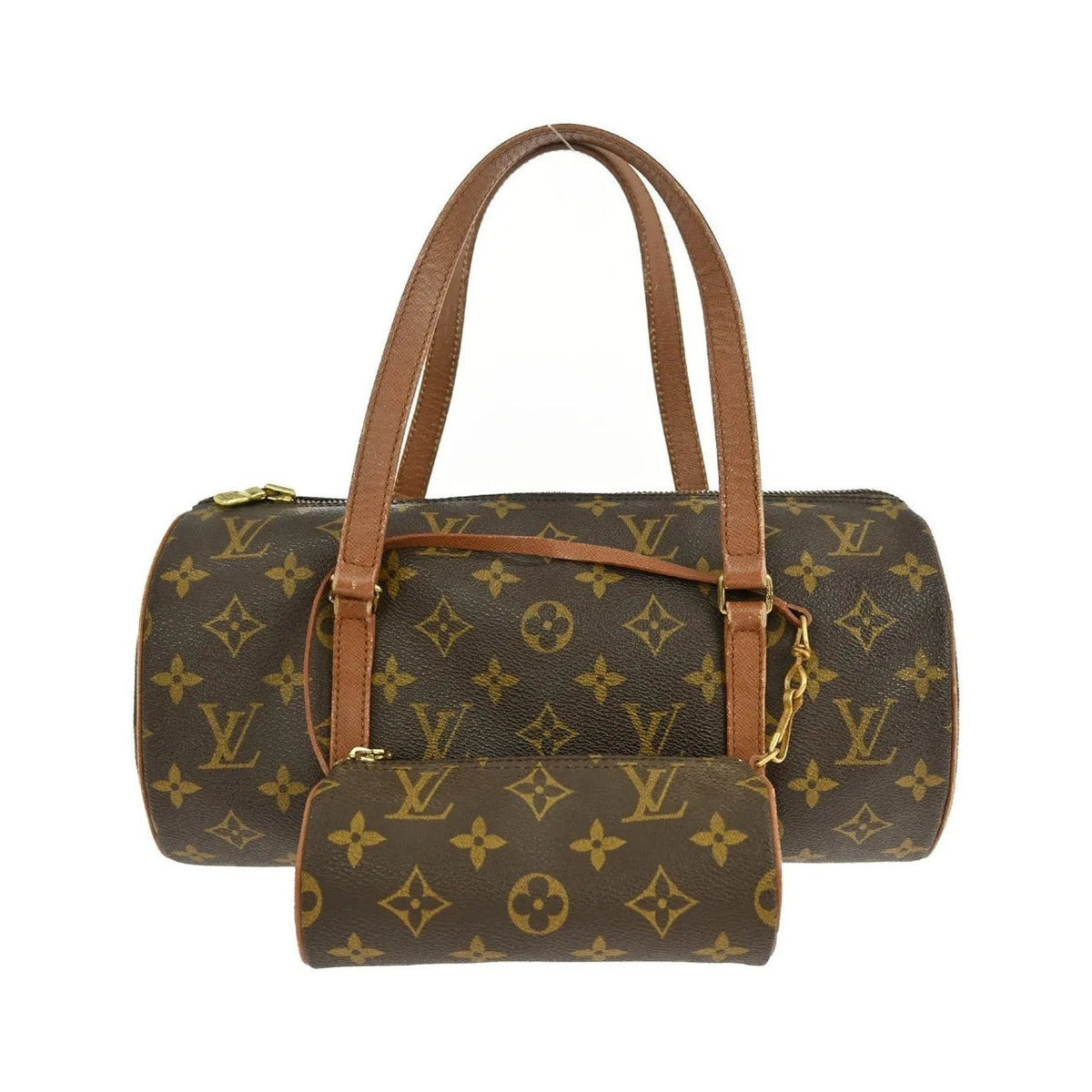 Louis Vuitton Papillon Monogram Canvas, Brown, Canvas, Handbag