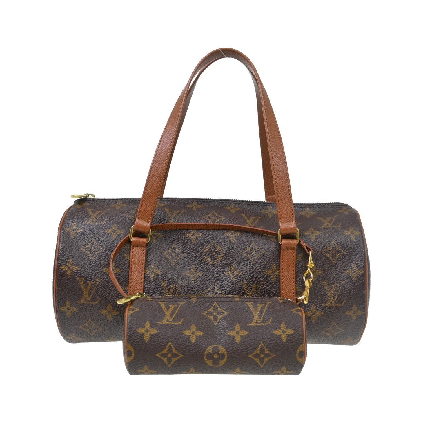Louis Vuitton Papillon Monogram Canvas, Brown, Canvas, Handbag