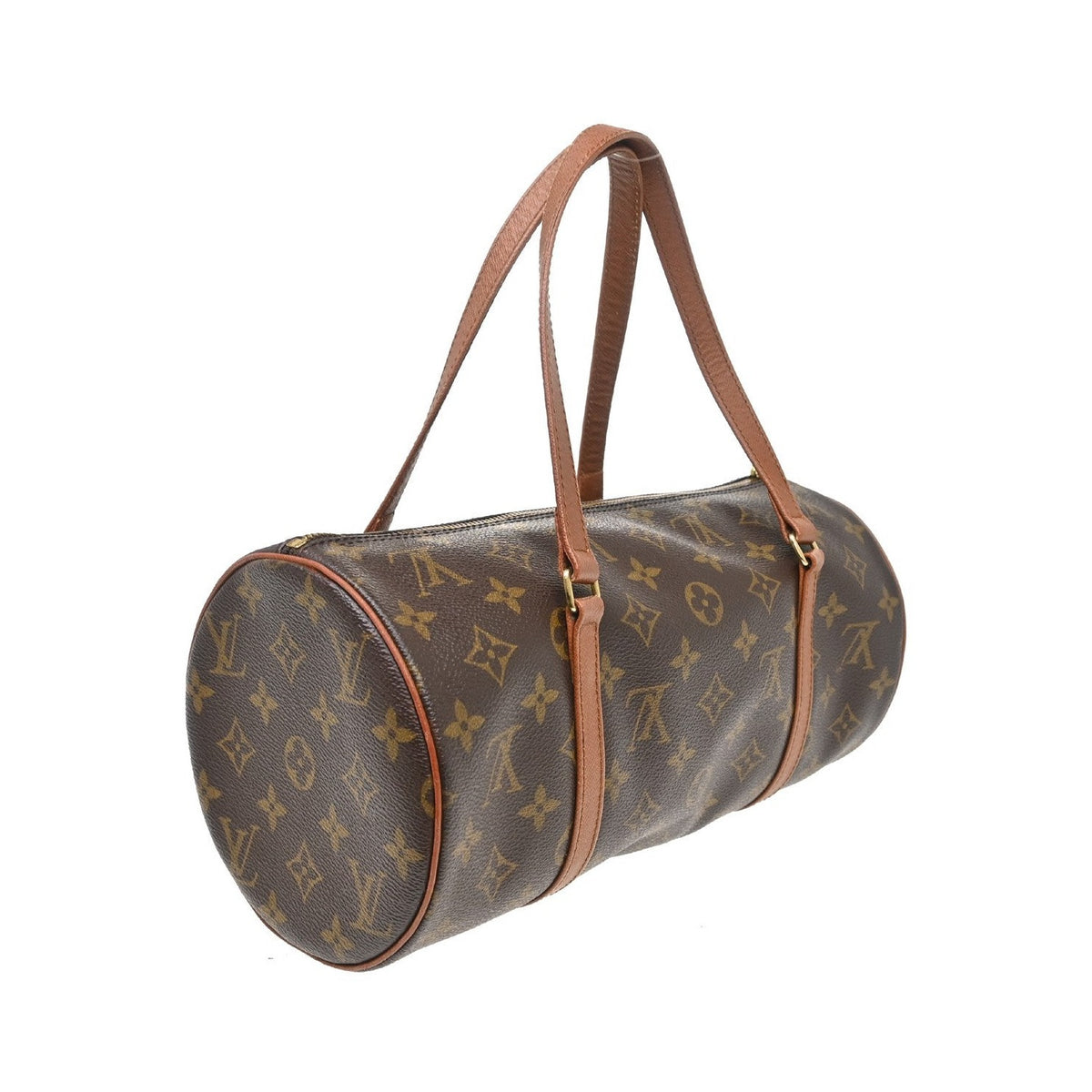 Louis Vuitton Papillon Monogram Canvas, Brown, Canvas, Handbag
