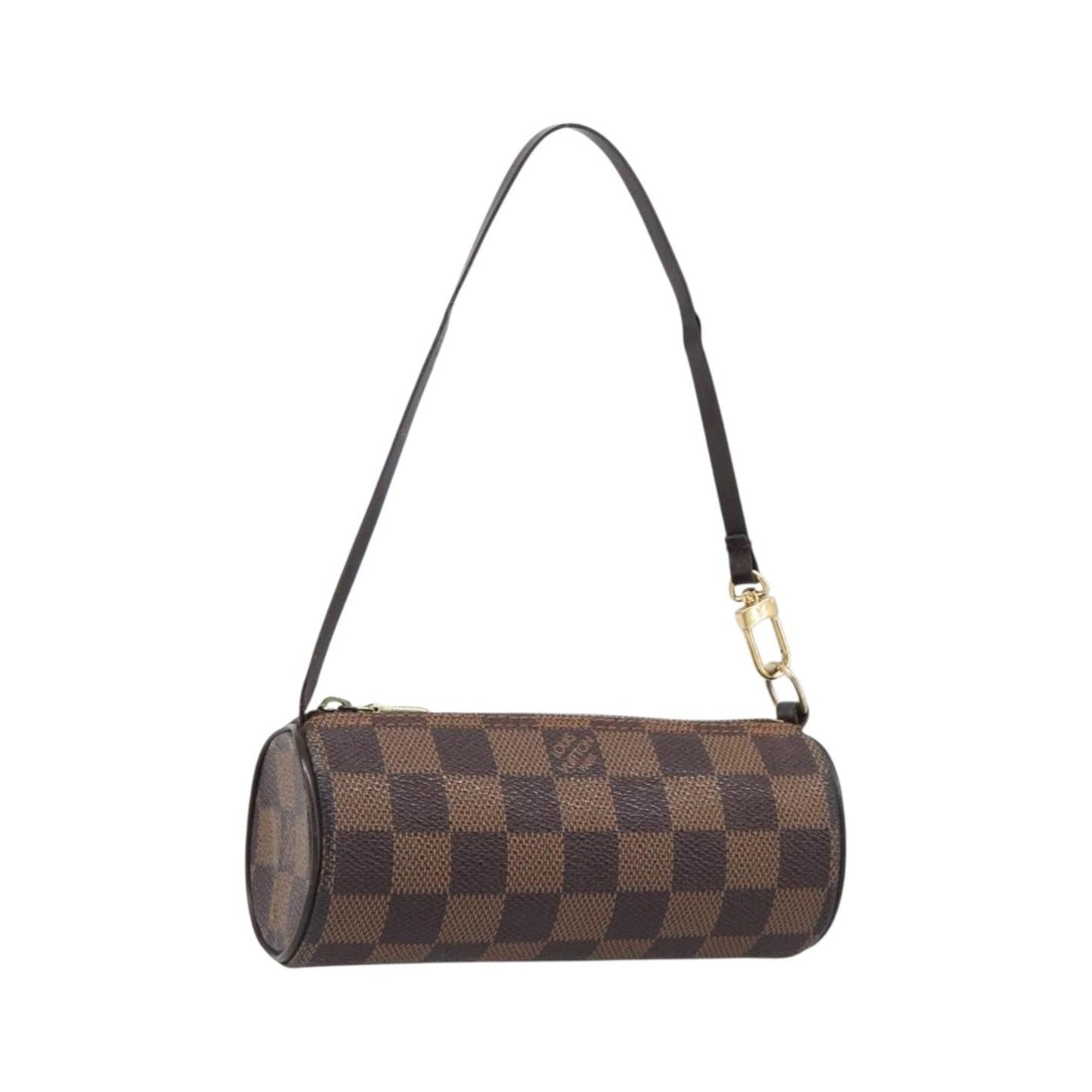 Louis Vuitton Papillon Pochette Damier, Brown, Canvas, Clutch