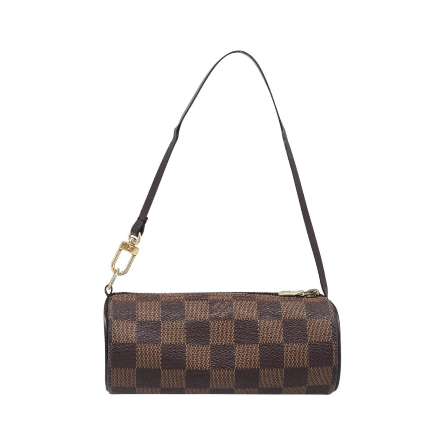 Louis Vuitton Papillon Pochette Damier, Brown, Canvas, Clutch