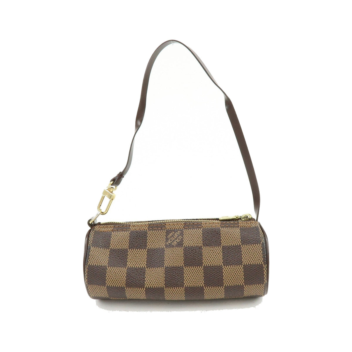 Louis Vuitton Papillon Pochette Damier, Brown, Canvas, Clutch
