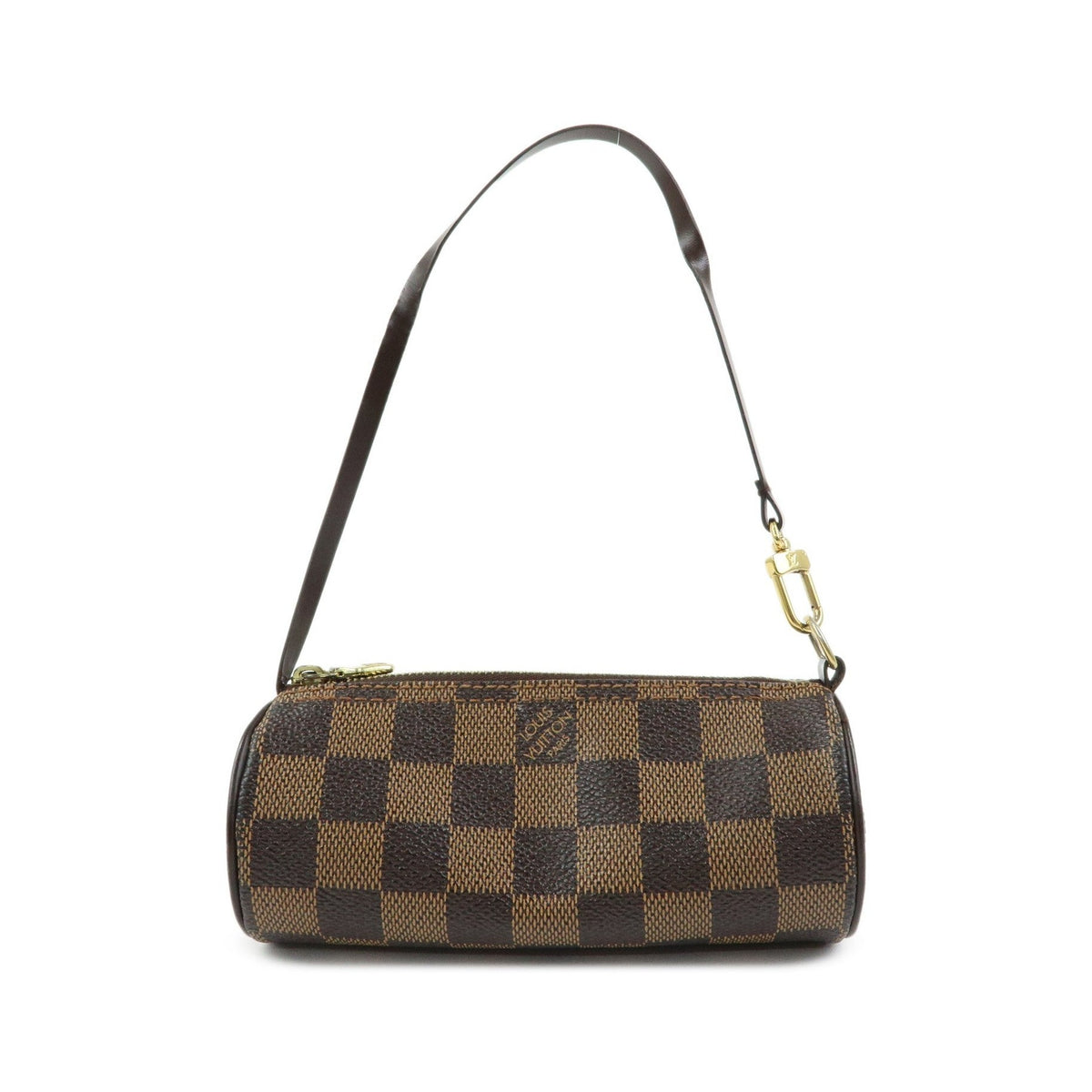 Louis Vuitton Papillon Pochette Damier, Brown, Canvas, Clutch