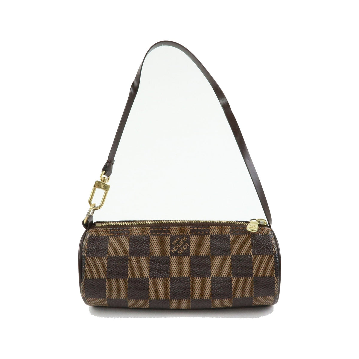 Louis Vuitton Papillon Pochette Damier, Brown, Canvas, Clutch