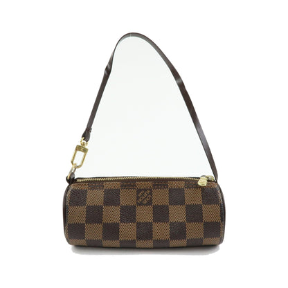 Louis Vuitton Papillon Pochette Damier, Brown, Canvas, Clutch