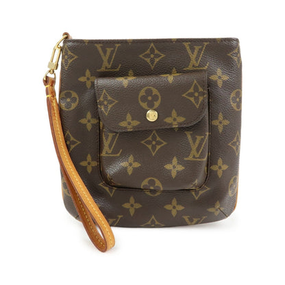 Louis Vuitton Partition Wristlet Clutch Monogram Canvas, Brown, Canvas, Clutch