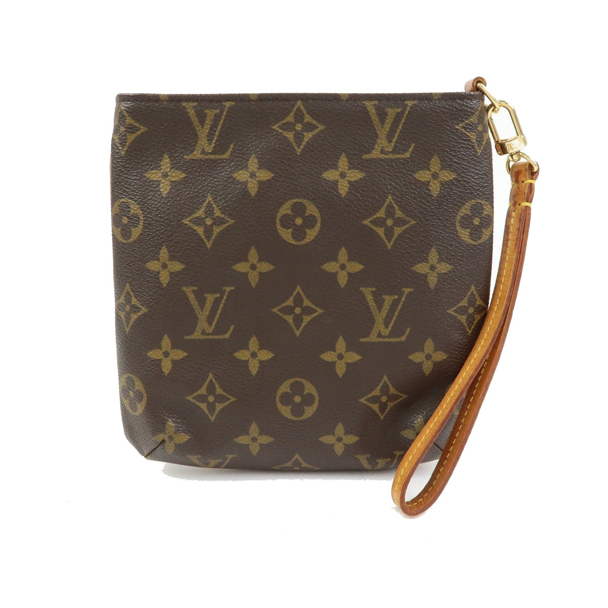 Louis Vuitton Partition Wristlet Clutch Monogram Canvas, Brown, Canvas, Clutch