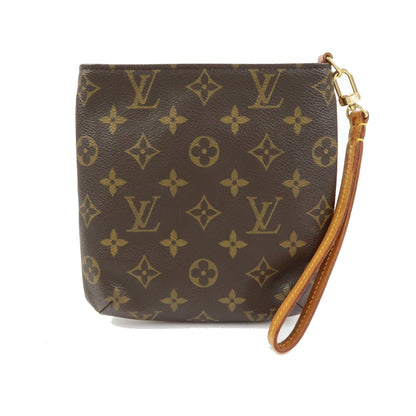Louis Vuitton Partition Wristlet Clutch Monogram Canvas, Brown, Canvas, Clutch