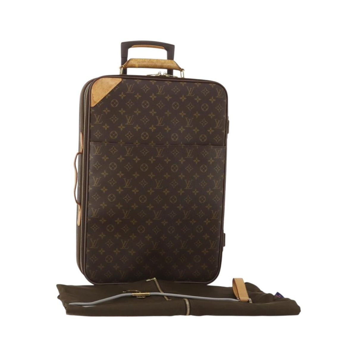 Louis Vuitton Pegase Luggage Monogram Canvas, Brown, Canvas, Travel Bag