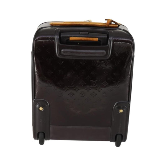 Louis Vuitton Pegase Luggage Monogram Vernis, Brown, Patent Leather, Travel Bag