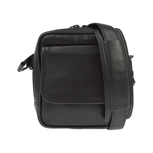 Louis Vuitton Peonia Leather, Black, Leather, Crossbody Bag