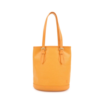 Louis Vuitton Petit Bucket Epi Leather, Orange, Leather, Handbag