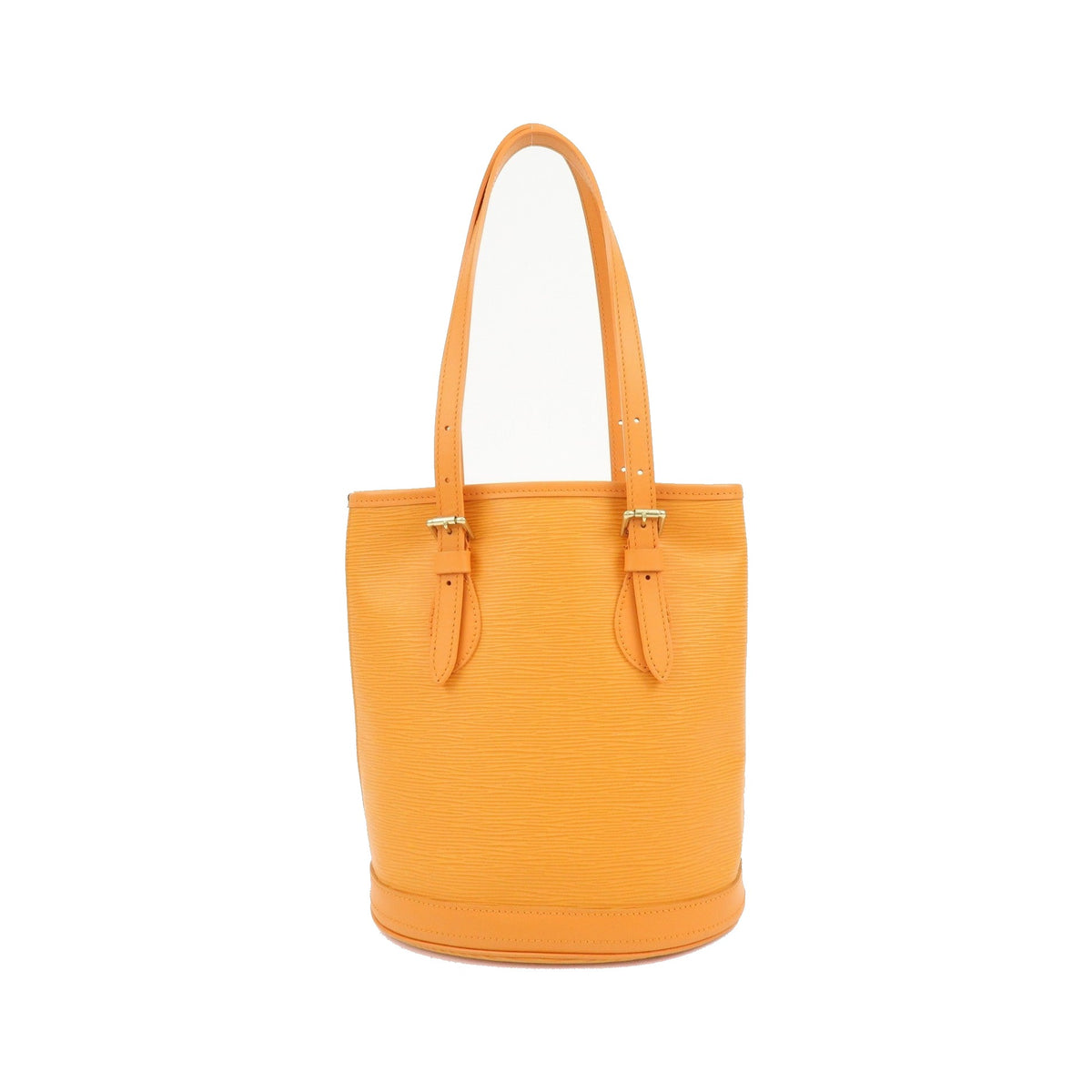Louis Vuitton Petit Bucket Epi Leather, Orange, Leather, Handbag