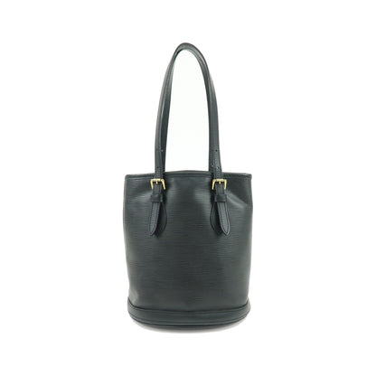 Louis Vuitton Petit Bucket Epi Leather, Black, Leather, Handbag