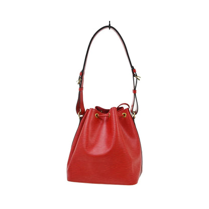 Louis Vuitton Petit Noe Epi Leather, Red, Leather, Shoulder Bag