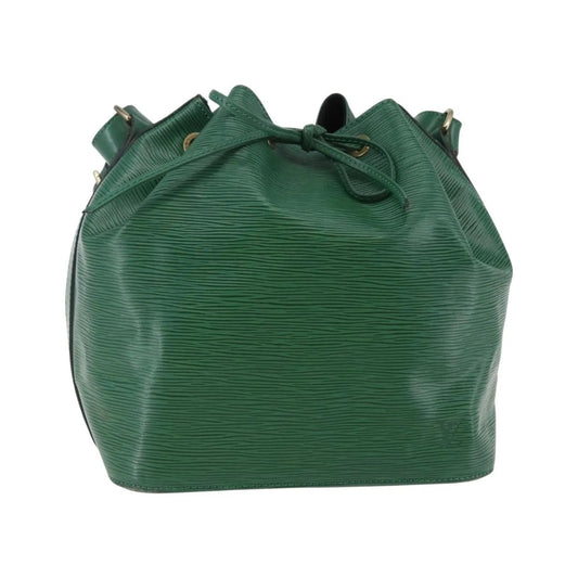 Louis Vuitton Petit Noe Epi Leather, Green, Leather, Shoulder Bag