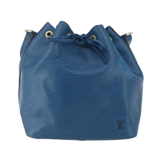 Louis Vuitton Petit Noe Epi Leather, Blue, Leather, Shoulder Bag