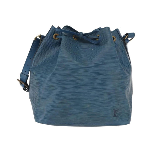 Louis Vuitton Petit Noe Epi Leather, Blue, Leather, Shoulder Bag