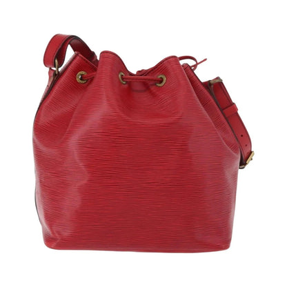 Louis Vuitton Petit Noe Epi Leather, Red, Leather, Shoulder Bag