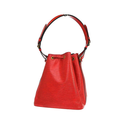 Louis Vuitton Petit Noe Epi Leather, Red, Leather, Shoulder Bag