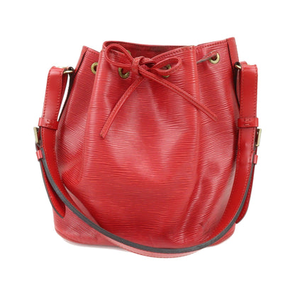 Louis Vuitton Petit Noe Epi Leather, Red, Leather, Handbag