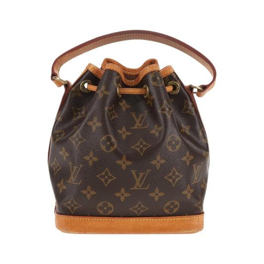Louis Vuitton Petit Noe NM Monogram Canvas, Brown, Canvas, Handbag