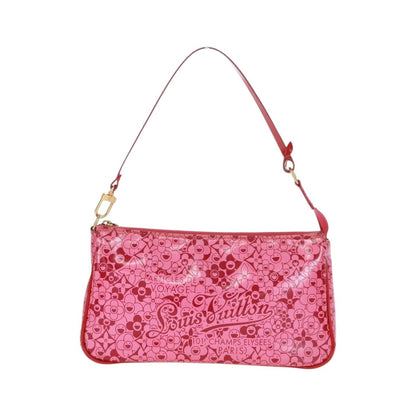 Louis Vuitton Pochette Accessoires Cosmic Blossom, Pink, PVC, Clutch