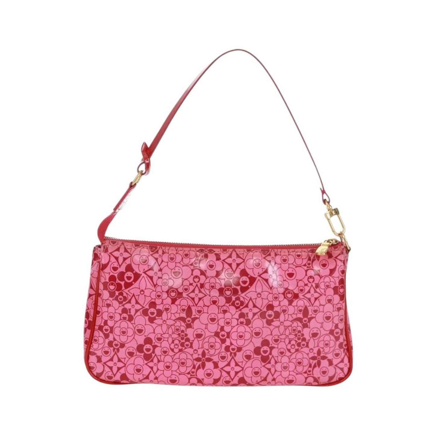 Louis Vuitton Pochette Accessoires Cosmic Blossom, Pink, PVC, Clutch