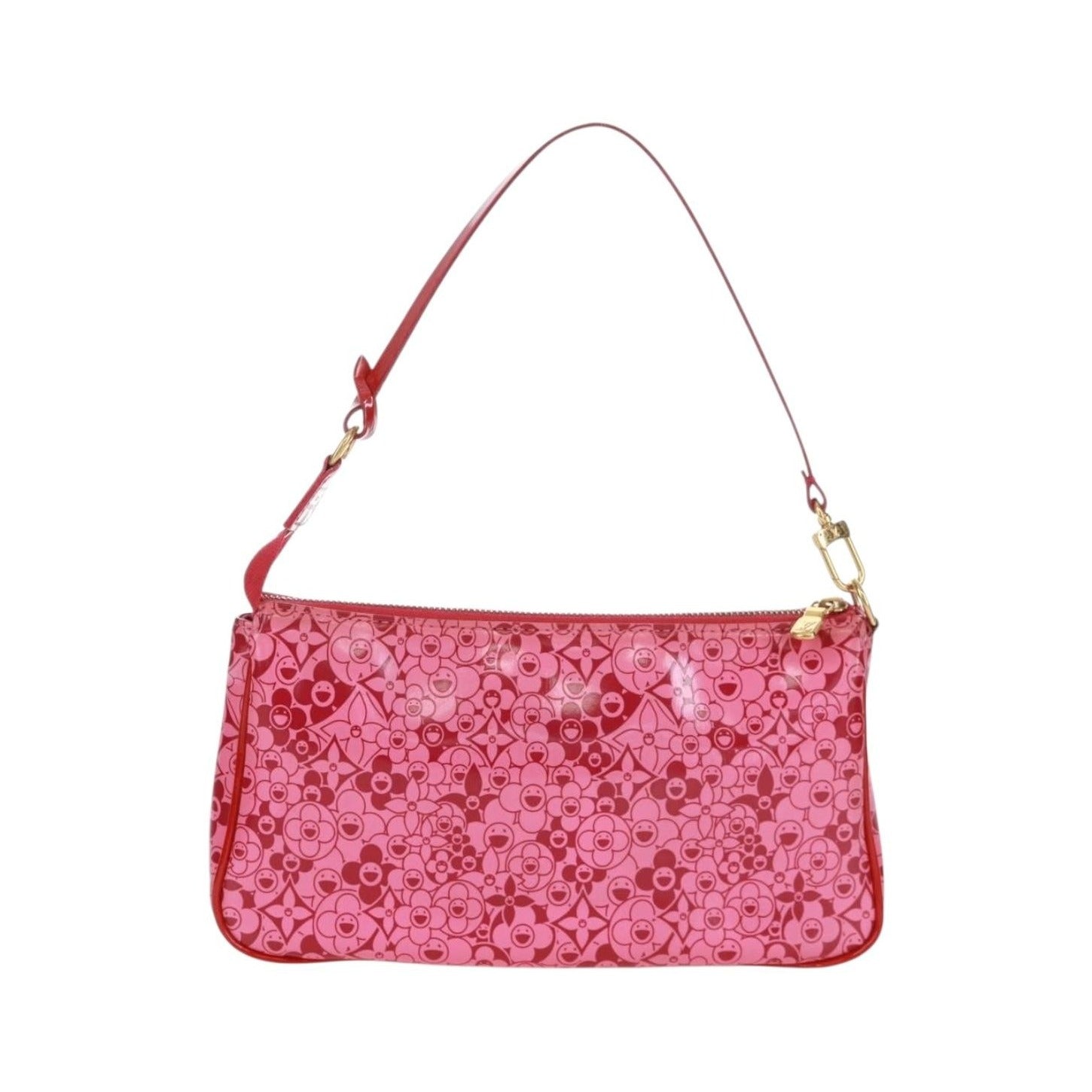 Louis Vuitton Pochette Accessoires Cosmic Blossom, Pink, PVC, Clutch
