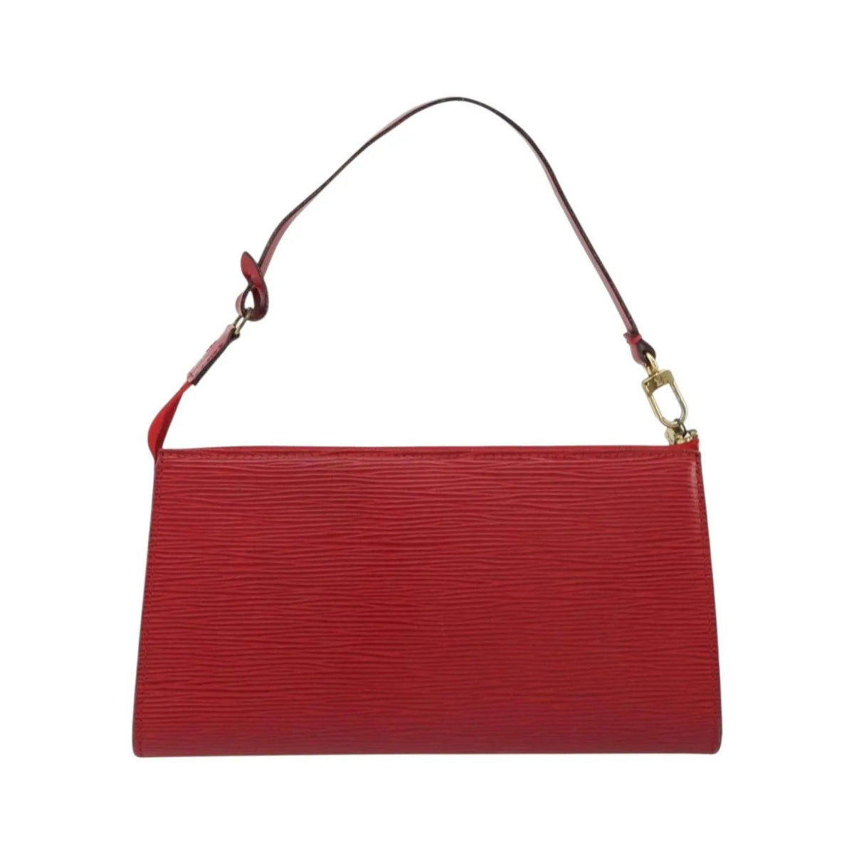 Louis Vuitton Pochette Accessoires Epi, Red, Leather, Clutch